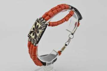 Corail - Corail rouge naturel ethnique 39,5 g - Bracelet, Verzamelen