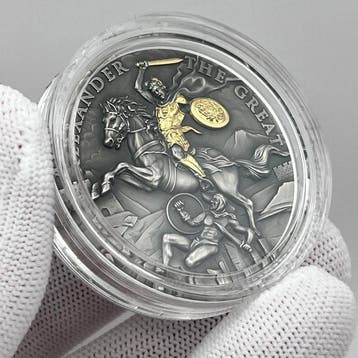 Niue. 5 Dollars 2023 – Alexander the Great – 2 oz Silver