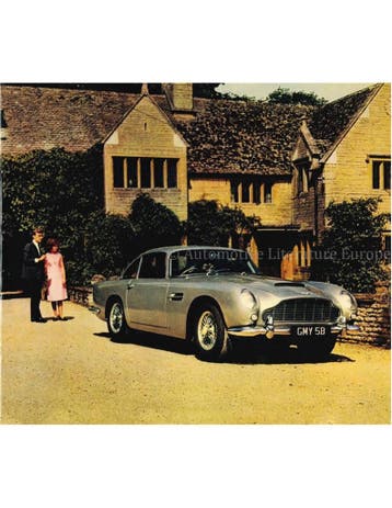 1965 ASTON MARTIN DB5 BROCHURE ENGELS, Ophalen of Verzenden, Nieuw