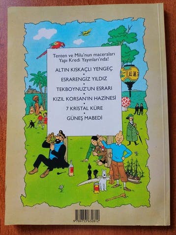 Tintin 11 - Le Secret de la Licorne - Turkish Edition -, Livres