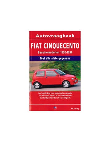 1992 - 1996 FIAT CINQUECENTO BENZINE VRAAGBAAK NEDERLANDS