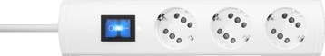 Kopp Duoversal Plus Cordon Central 3V/6V Switch 1.4M Blanc -, Verzenden