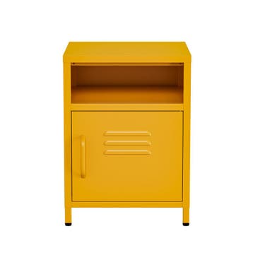 Lendo Online Table de Chevet 40x40x55 cm Métal Jaune