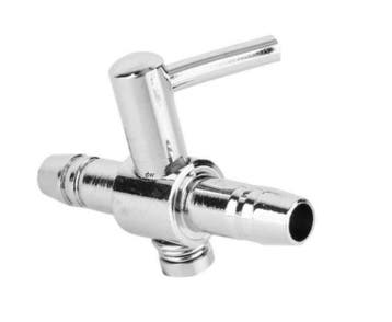 RVS luchtkraan tbv 4mm luchtslang (Slang accessoires), Ophalen of Verzenden, Nieuw