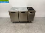RVS Afinox Vrieswerkbank 2 Deuren 126,5 cm 230V Horeca, Ophalen of Verzenden