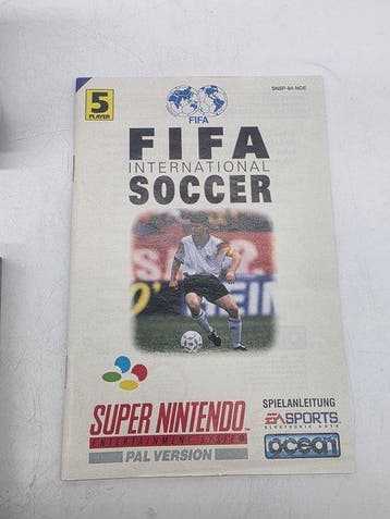 Nintendo - Snes - FIFA INTERNATIONAL SOCCER - PAL - Rare -, Games en Spelcomputers, Nieuw