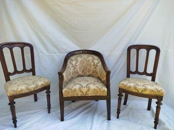 Fauteuil (3) - Walnoot