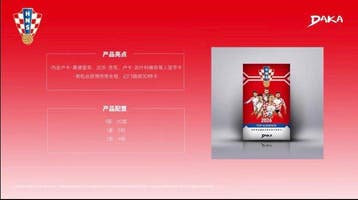 2026 DAKA Top Audience CROATIA NATIONAL FOOTBALL TEAM - 1, Nieuw