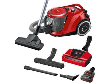 Veiling - Bosch BGS41PET1 - Stofzuiger zonder zak - Rood, Elektronische apparatuur, Nieuw
