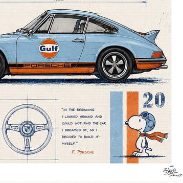 SKE - Gulf Spirit 911 - Snoopy X Porsche