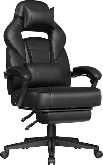 SONGMICS - Gaming Stoel - bureaustoel - gamingchair - Met, Verzenden, Nieuw