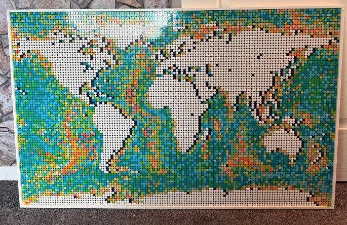 Lego Set - 31203 - Art - World Map, Enfants & Bébés, Jouets | Duplo & Lego