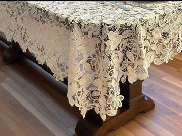 Nappe - 280 cm - 130 cm - Dentelle macramé