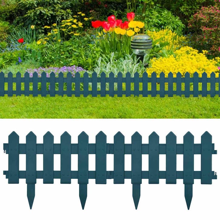 vidaXL Gazonranden 25 st 10 m PP groen, Tuin en Terras, Bielzen en Borduren, Nieuw, Verzenden