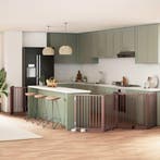 vidaXL Hondenhek inklapbaar 12 panelen 960 cm populierenhout, Verzenden, Nieuw