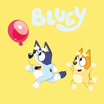 Bluey Servetten 33cm 20st, Verzenden