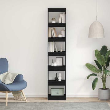 vidaXL Boekenkast 6-laags 40 x 30 x 198 cm Bewerkt hout, Verzenden, Nieuw