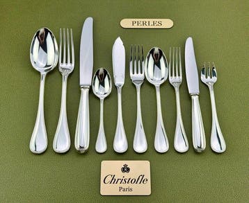 Christofle - Tafelservies voor 12 (126) - Parels -