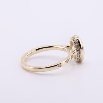 Ring - 14 karaat Geel goud - 2.09ct. tw. Diamant (Lab-grown)