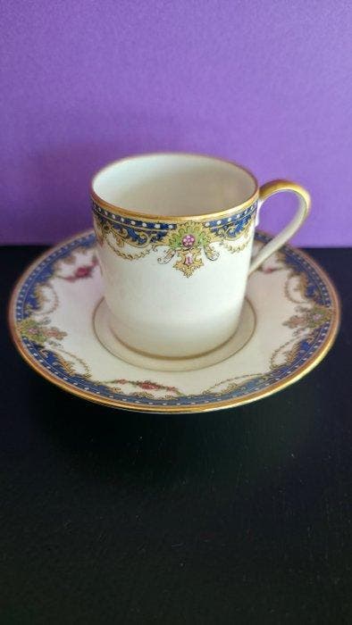 Limoges - Koffie- en theeservies - Porselein - Set of 11, Antiek en Kunst, Antiek | Meubels | Tafels