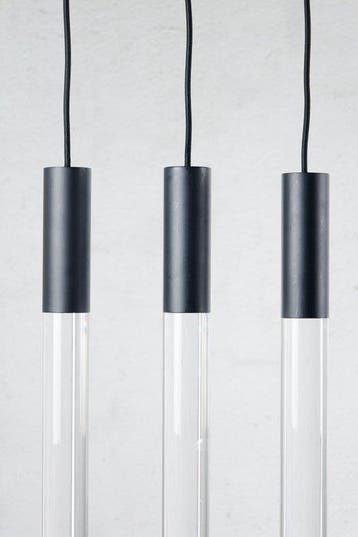 Karakter - Angelo Mangiarotti - Lamp - Plexi - Zwart, Set