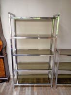 Armoire (2) - Chrome - Les années 1970 chrome & verre elle