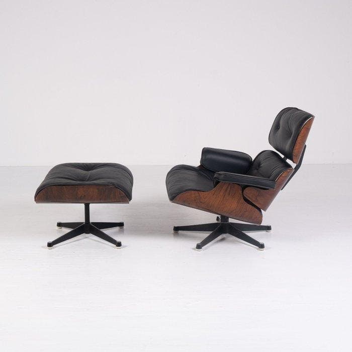 Herman Miller, ICF - Charles Eames, Ray Eames - Loungestoel, Antiek en Kunst, Kunst | Designobjecten