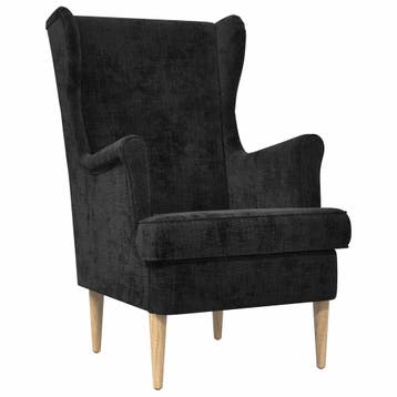vidaXL Fauteuil Zwart ARES, Verzenden, Nieuw