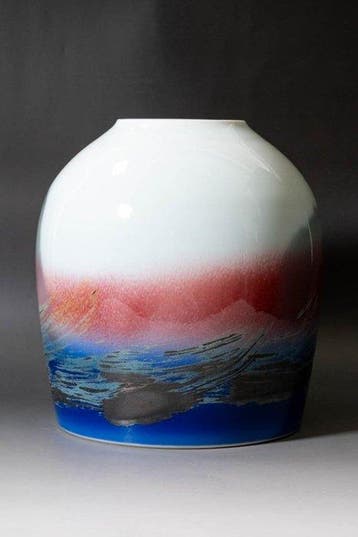 Arita porseleinen vaas “Harmony of Colours” - Porselein -