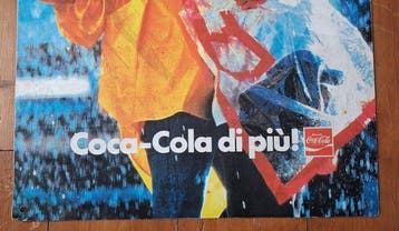 Coca-Cola - Coca-Cola uit de jaren tachtig - Reclamebord -
