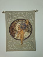 Mucha - Wandtapijt - 90 cm - 70 cm - Le blonde Mucha