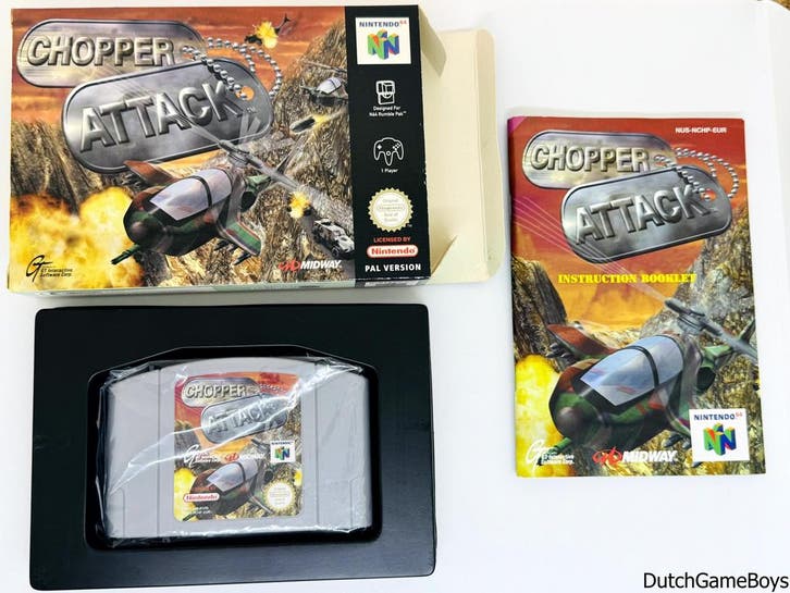 Nintendo 64 / N64 - Chopper Attack - EUR, Consoles de jeu & Jeux vidéo, Jeux | Nintendo 64, Envoi