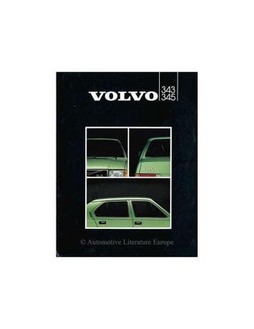 1982 VOLVO 343 / 345 BROCHURE NEDERLANDS, Ophalen of Verzenden