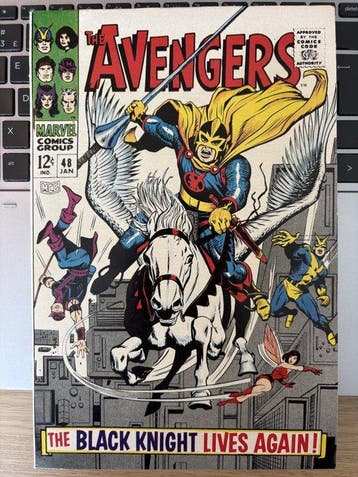 Avengers #47, #48, 1st app. of Black Knight - 2 Comic -, Nieuw