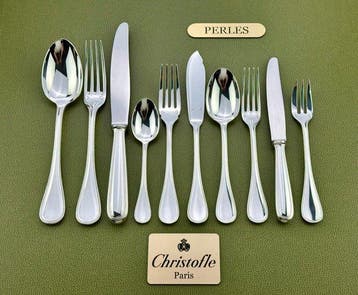 Christofle - Tafelservies voor 12 (127) - Parels -