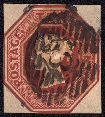 Verenigd Koninkrijk 1847 - Queen Victoria 10d brown embossed