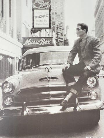 E. Peter Schroeder - Paul Newman, New York City 1953