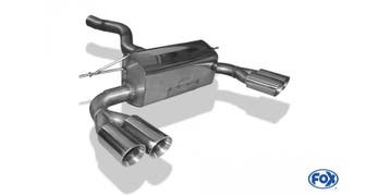 FOX BMW F32/F33/F36 - 435i - M-pakket einddemper, dwars, uit, Verzenden