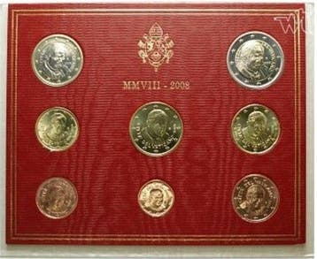 Vaticaan. Year Set (BU) 2008 (Zonder minimumprijs)