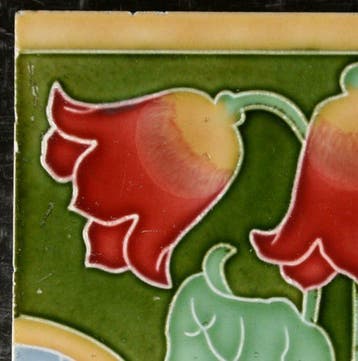 Jugendstil Carreau - Tonindustrie Offstein - Art nouveau -, Antiek en Kunst