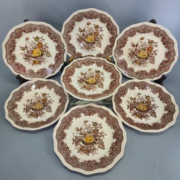 Eetservies - Masons Ironstone Ascot Teller Set 7-teilig