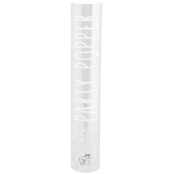 Confetti Kanon Zilver 28cm, Verzenden
