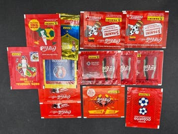 Panini Lotto 12 Bustine Figurine Panini Coca-Cola Mondiali