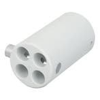 WENTEX® 4-weg vervangende Connector  Ø40,6 mm - wit, Verzenden