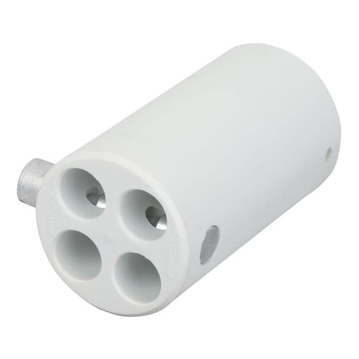 WENTEX® 4-weg vervangende Connector  Ø40,6 mm - wit, Musique & Instruments, Lumières & Lasers, Envoi