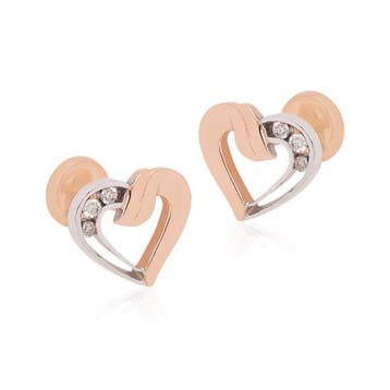 Ensemble de bijoux 2 pièces - 14 carats Or rose, Or blanc -