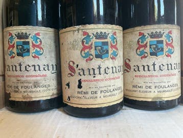 1980 Rémi de Foulanges - Santenay - 3 Bouteilles (0,75 L), Collections