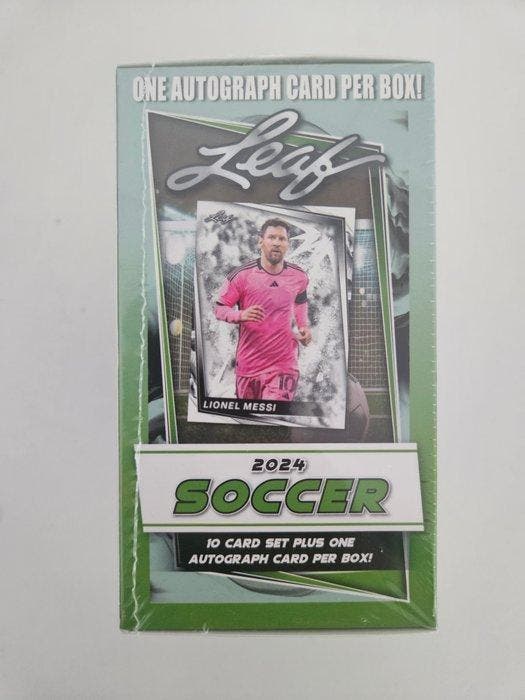 2024 Leaf Lionel Messi Gesigneerde kaart Sealed box -, Collections, Autocollants