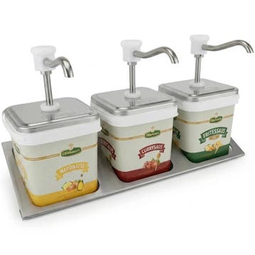 Emmerdispensers | EBK | Vierkante Emmer (3x 2.5L) |, Verzenden, Nieuw in verpakking