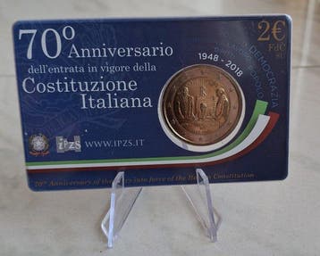 Italië. 2 Euro 2018/2022 (4 monete) (Zonder minimumprijs)